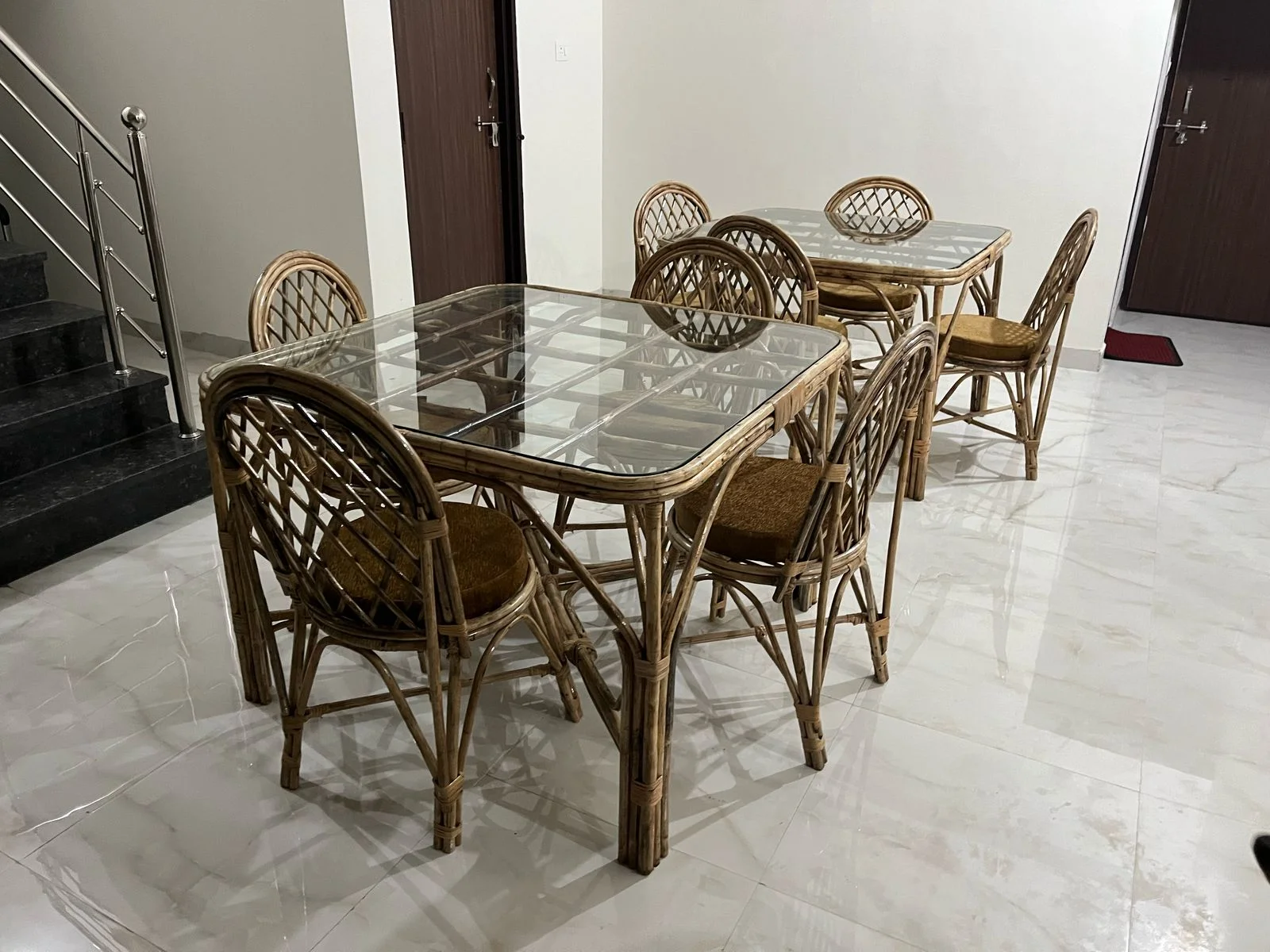 Classic Cane Dining Table image Classic Cane Dining Table image